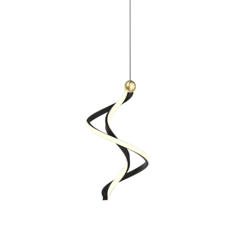 LED-loftlampe Colia 19 W Sort/Guld
