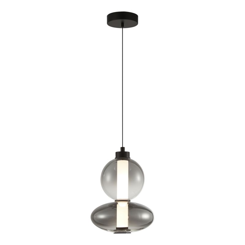 LED-loftlampe Daphne 12 W Røget