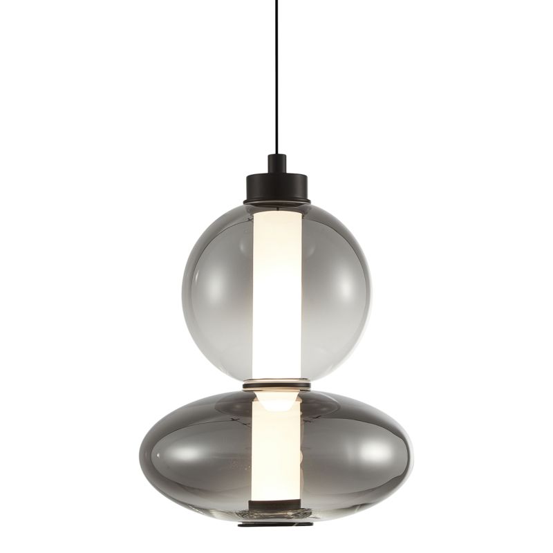 LED-loftlampe Daphne 12 W Røget