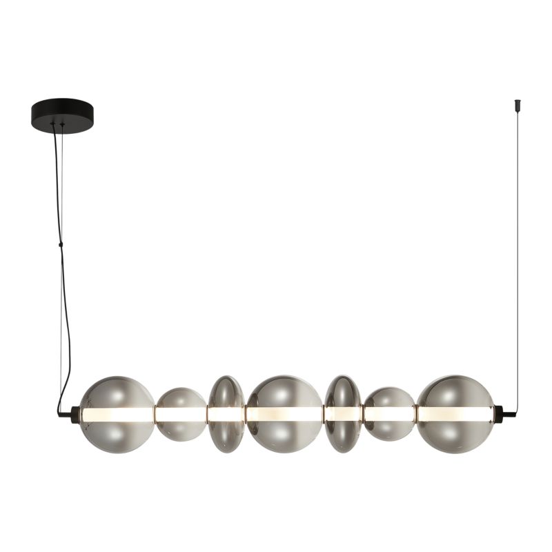 LED-loftlampe Daphne 40 W Sort