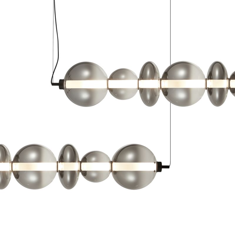 LED-loftlampe Daphne 40 W Sort