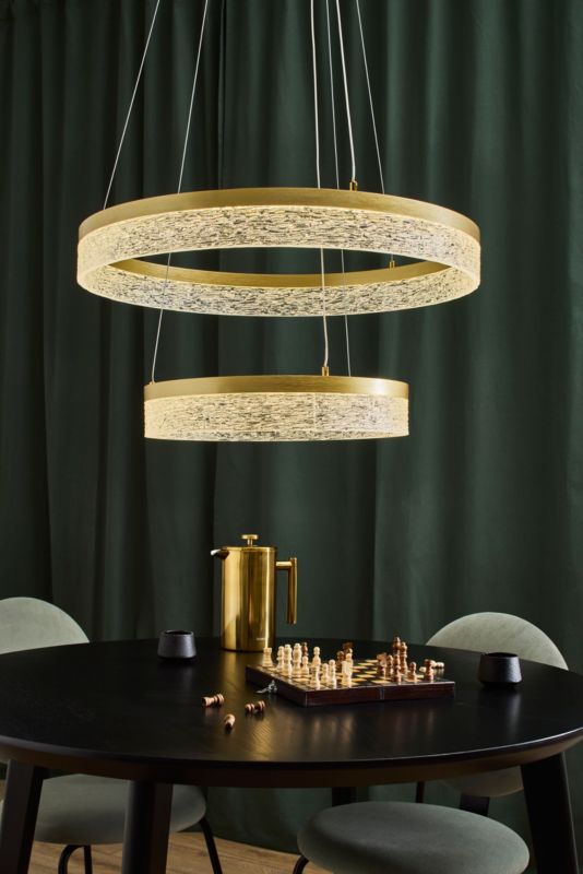 LED-loftlampe Gala 60 cm 50W Guld