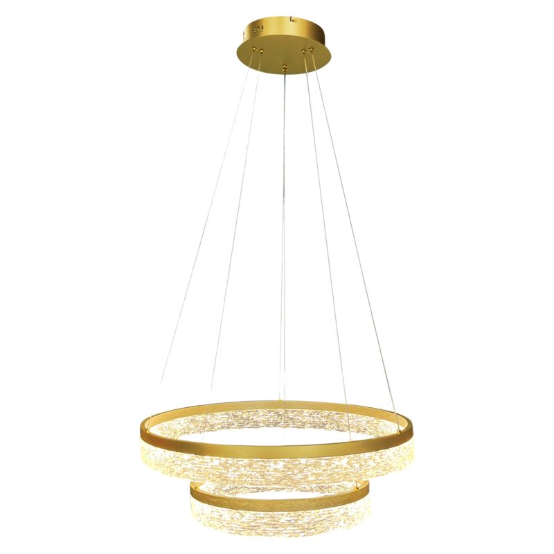LED-loftlampe Gala 60 cm 50W Guld