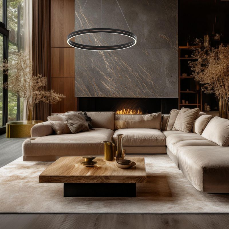 LED Loftslampe Milagro Gravity 36 W Sort/Guld