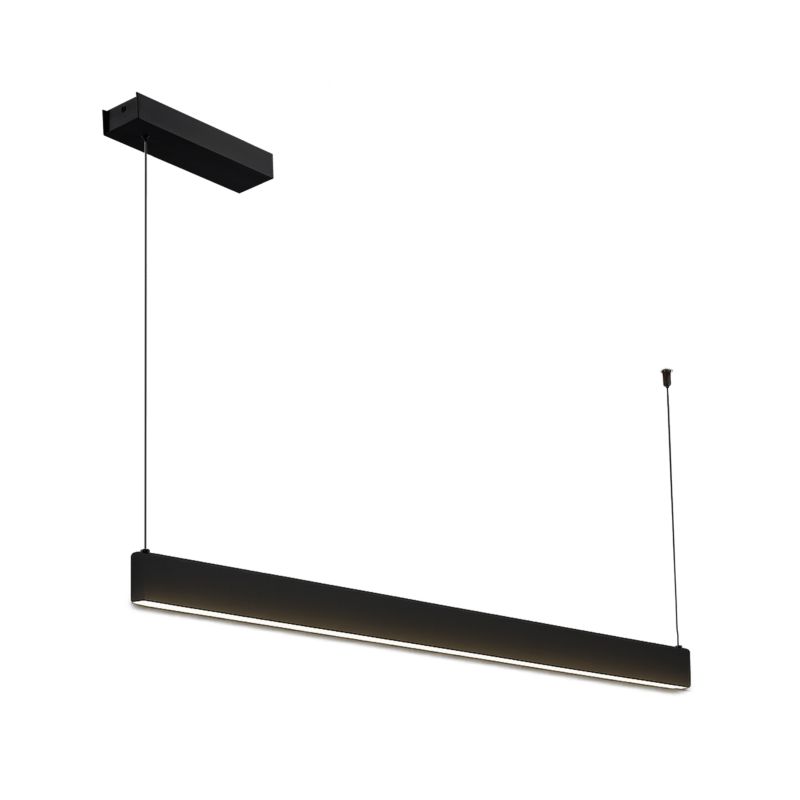 LED-loftlampe Milagro Linea 36W 3000/5000 K Sort 120 cm