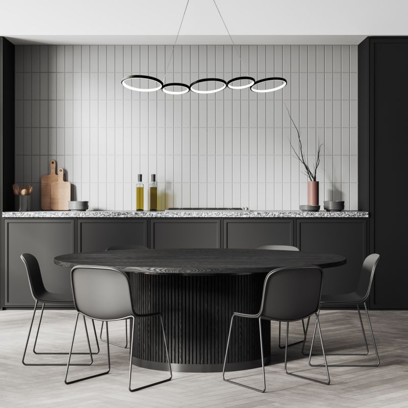 LED Loftslampe Olympia 50 W Sort