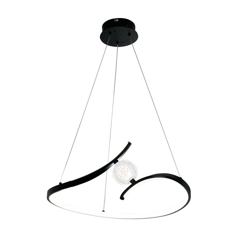 LED Loftslampe Milagro Perla 34 W Sort