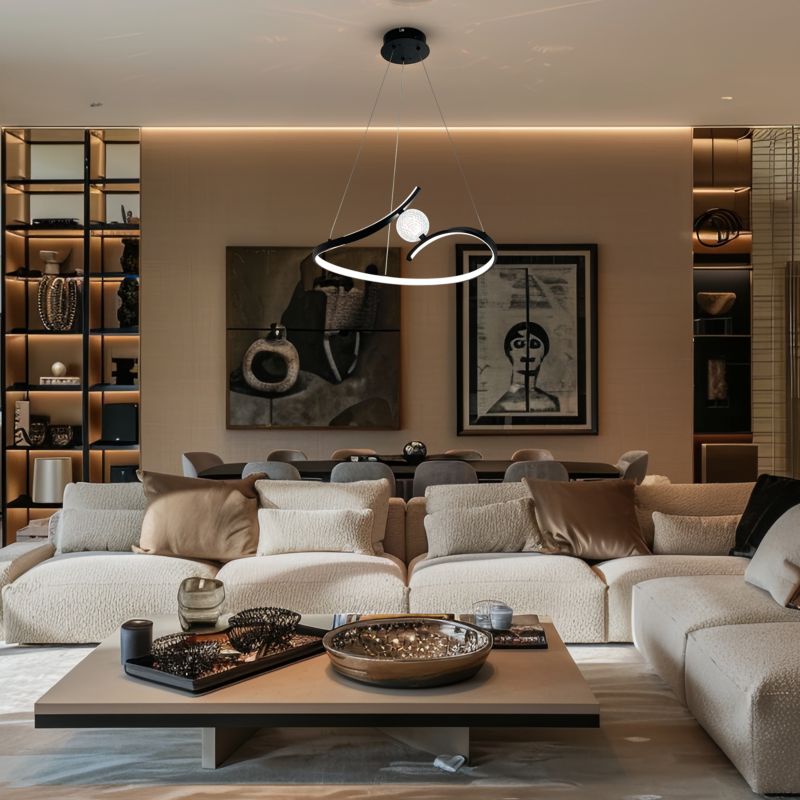 LED Loftslampe Milagro Perla 34 W Sort