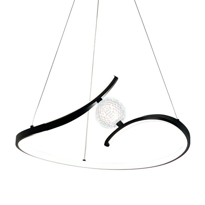 LED Loftslampe Milagro Perla 34 W Sort