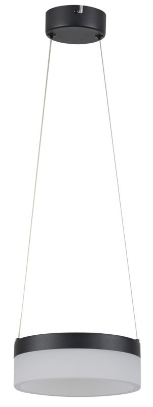 LED-loftlampe Nicki 1x12 W Sort Mat