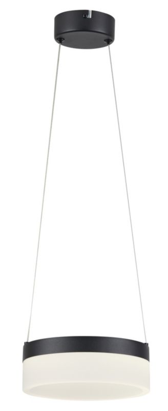 LED-loftlampe Nicki 1x12 W Sort Mat