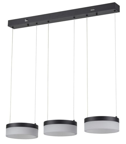 LED Loftslampe Nicki 3 x 12 W Sort Mat