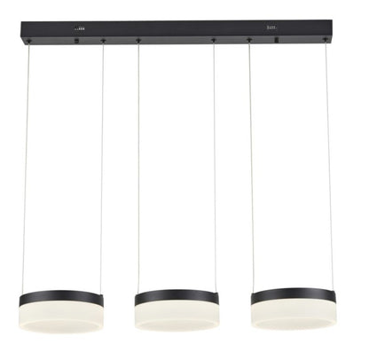 LED Loftslampe Nicki 3 x 12 W Sort Mat