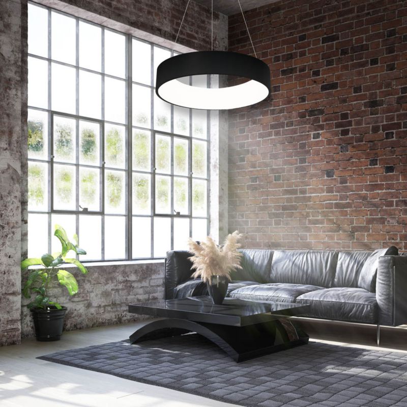 LED-lampe Ohio 24 W Sort