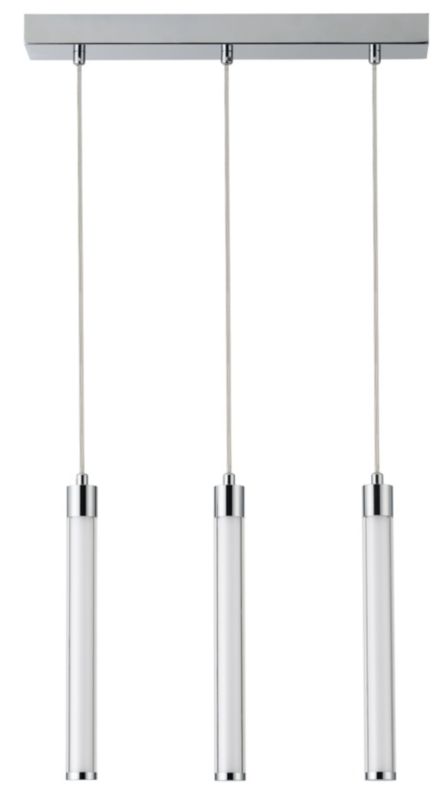 LED-loftlampe Walsh 3-punkts 10W Krom