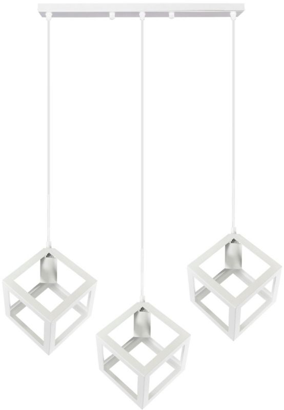 Loftslampe Sweden 3x60W E27 Hvid