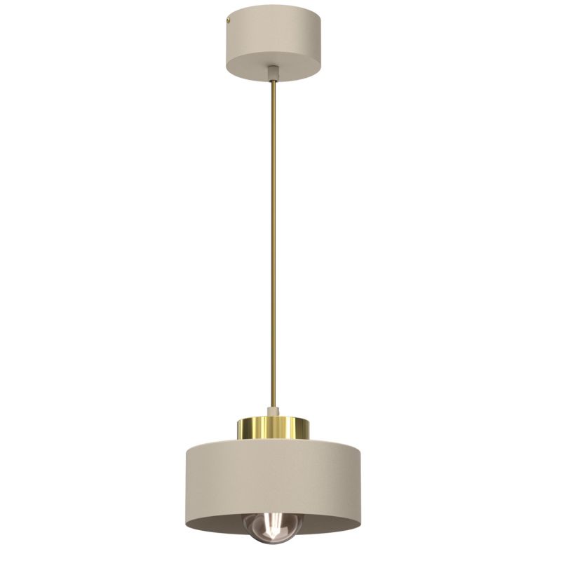 Hængelampe Marti 1xE27 Beige Guld 20 cm
