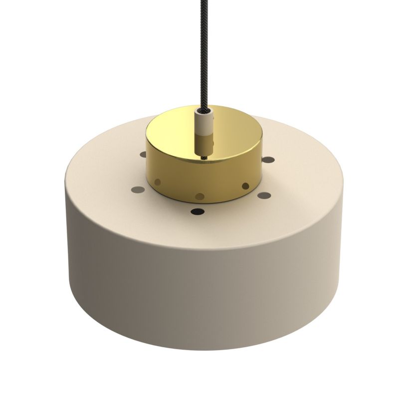 Hængelampe Marti 1xE27 Beige Guld 20 cm