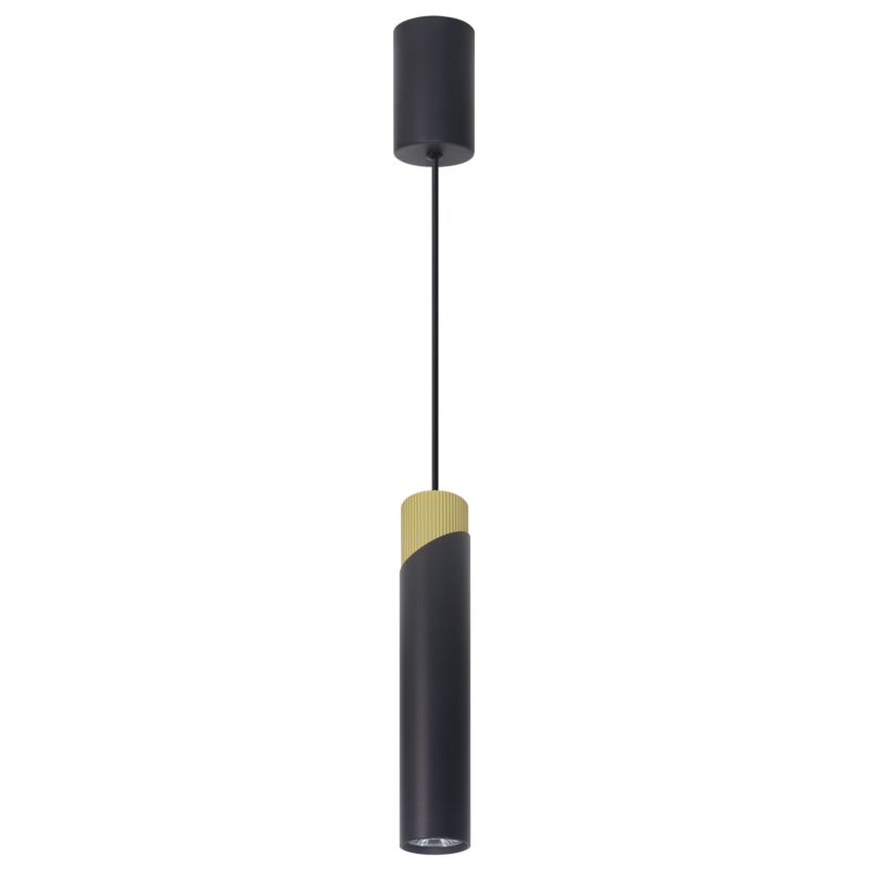 Hængelampe Milagro Neo 1 x GU Sort/Guld 140 cm