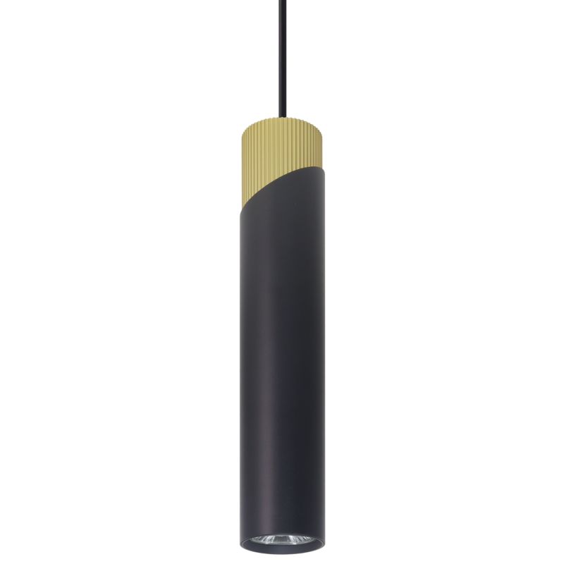 Hængelampe Milagro Neo 1 x GU Sort/Guld 140 cm