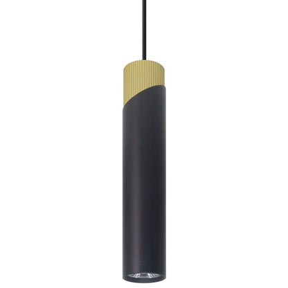 Hængelampe Milagro Neo 1 x GU Sort/Guld 140 cm