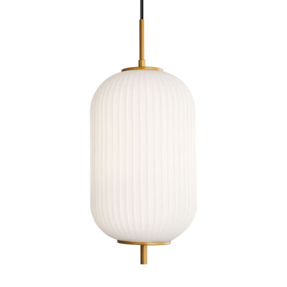 Hængelampe Olmeto 1xE27 Oval Hvid