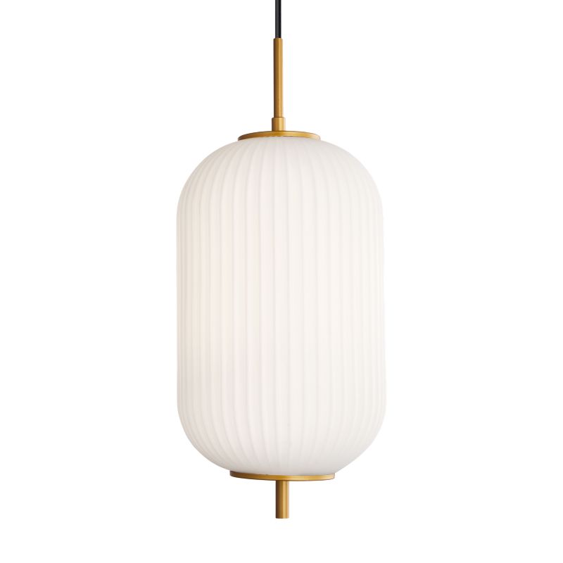 Hængelampe Olmeto 1xE27 Oval Hvid