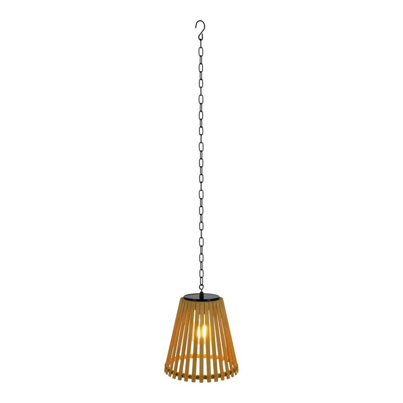 Solarhængelampe Bamboo 3000 K IP44