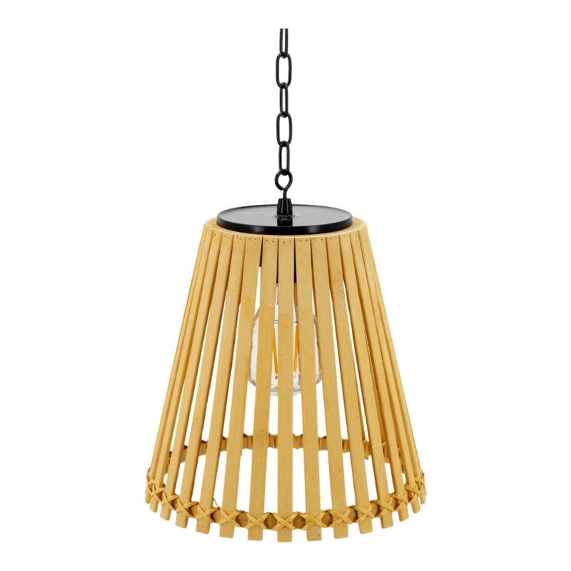 Solarhængelampe Bamboo 3000 K IP44