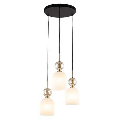 Hængelampe Sophia 3xE14 Cognac Hvid 5906135110216