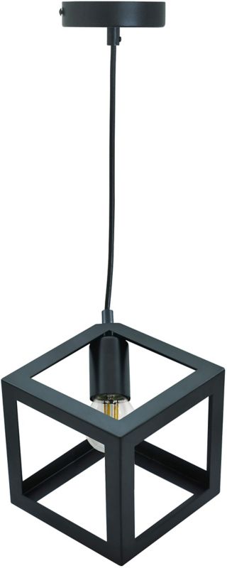 Hængelampe Sweden 1 x 60 W E27 Sort