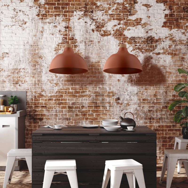 TK Lighting Cap pendellampe 1 x E27 i kobber