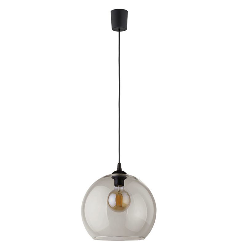 Hængelampe Cubus 1 x E27 Antisol 30 cm Grå