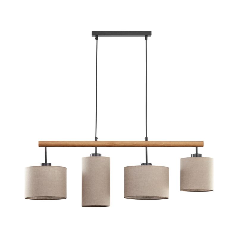 Hængelampe Deva 4 x E27 Beige