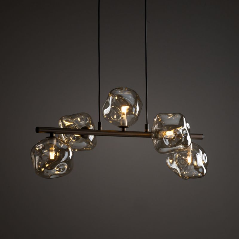 Hængelampe Lava 5 x G9 150 cm Rav
