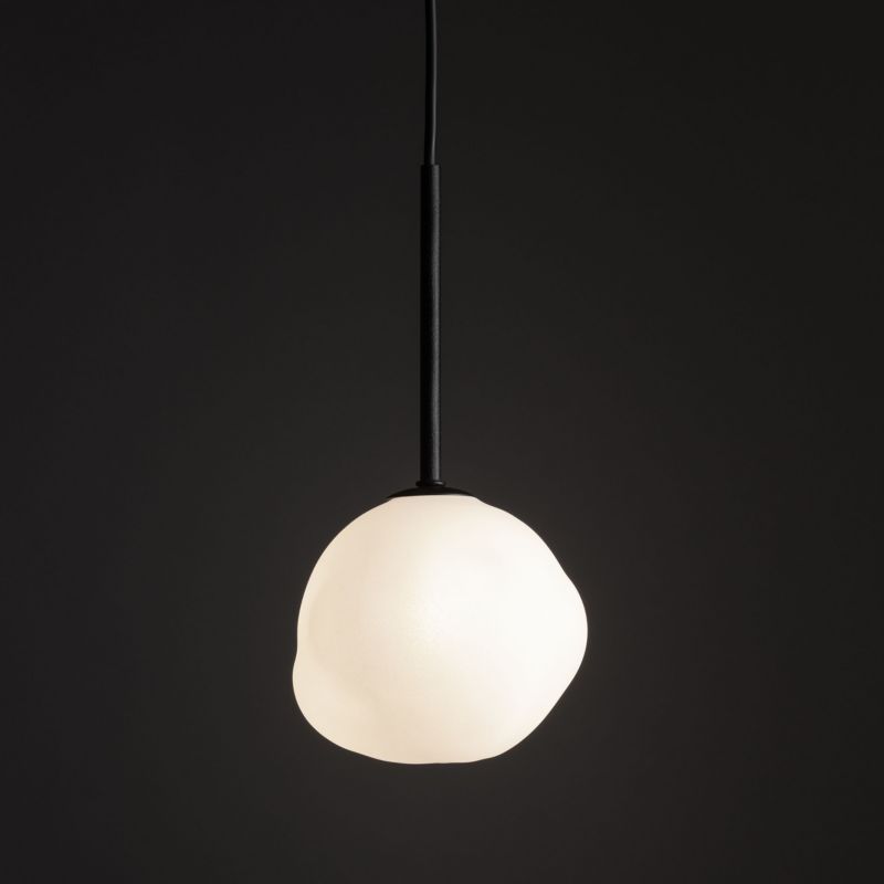 Hængelampe Misty 1 x G9 Hvid-Sort 150 mm