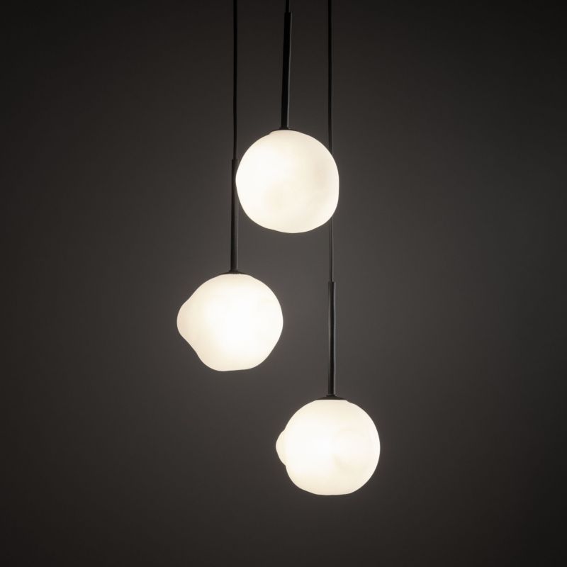 Loftslampe Misty 3 x G9 Hvid-Sort 5906135110186