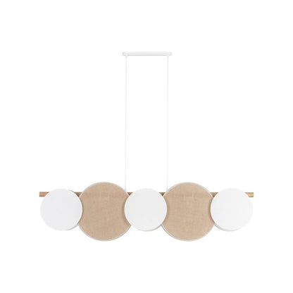 Hængelampe Pulse 5 x E27 Beige/Hvid