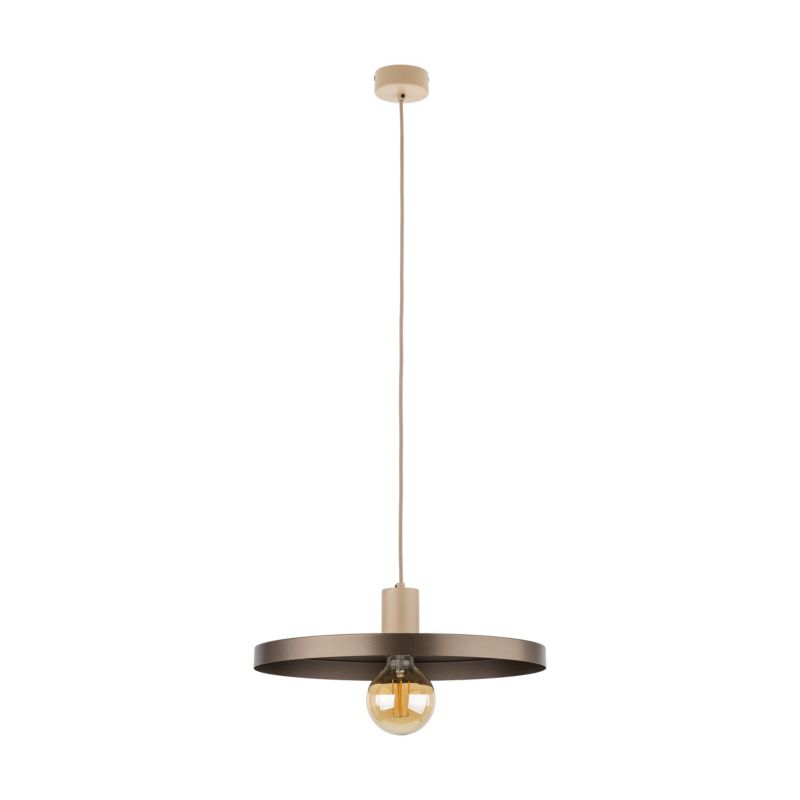 Hængelampe Sila 1xE27 40 cm Brun