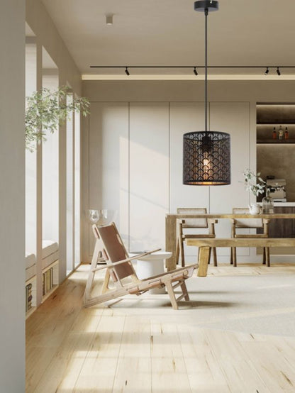 Loftslampe Tuluza 1-Punkts E27 Sort