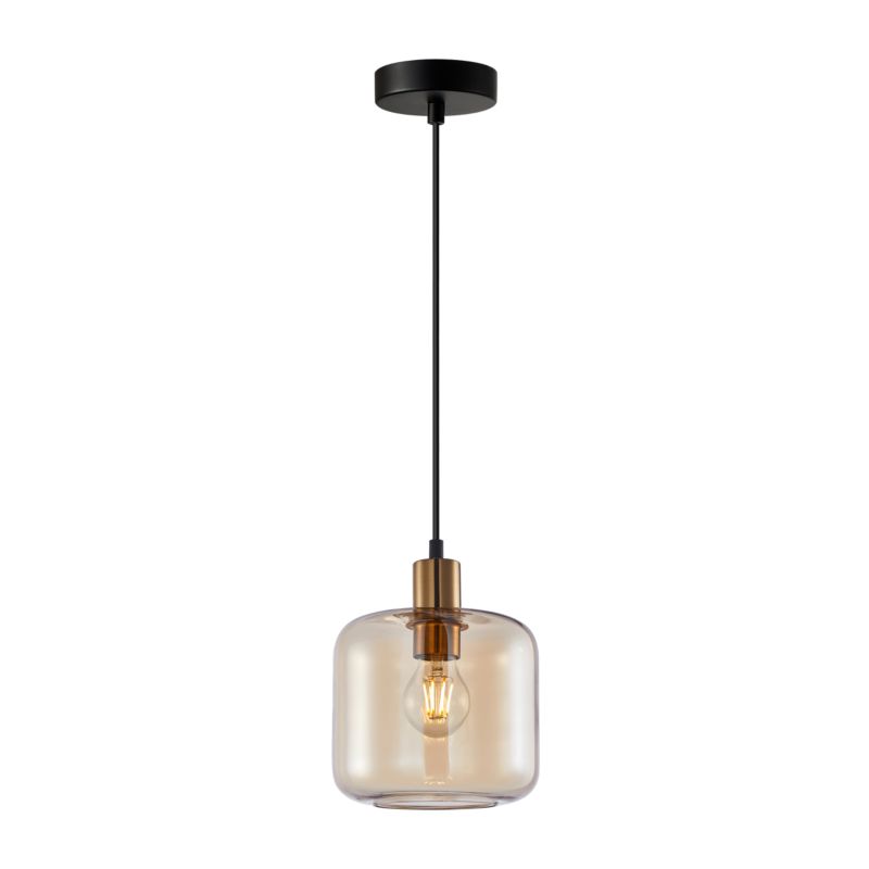 Hængelampe Zona 1 x E27 Amber