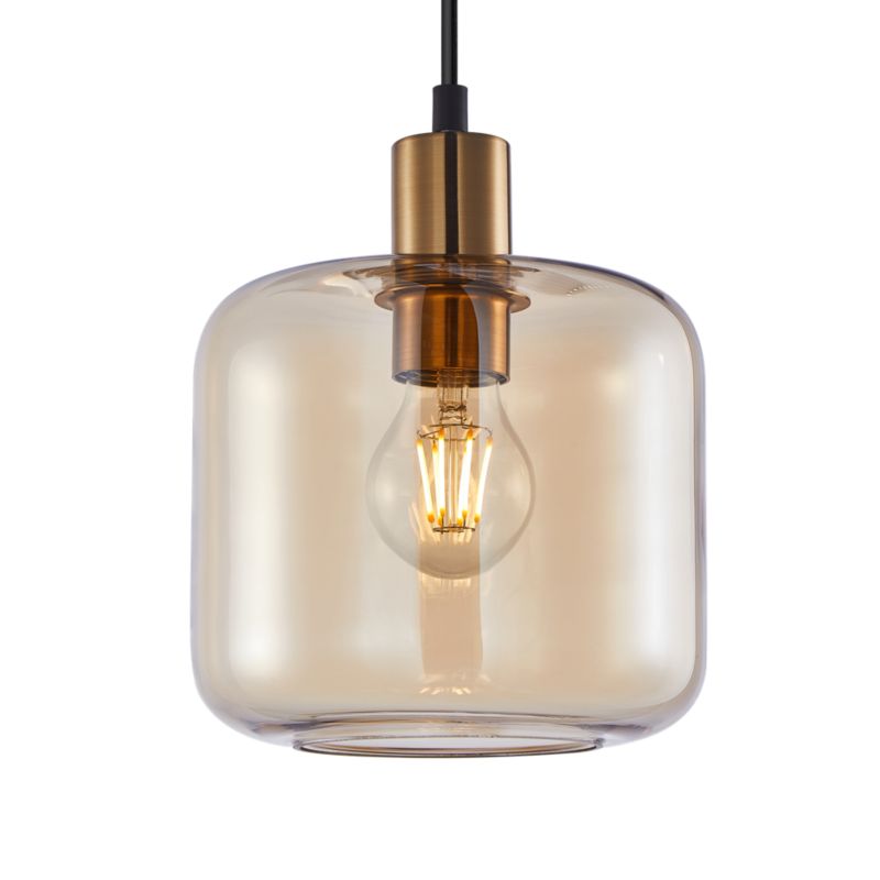 Hængelampe Zona 1 x E27 Amber