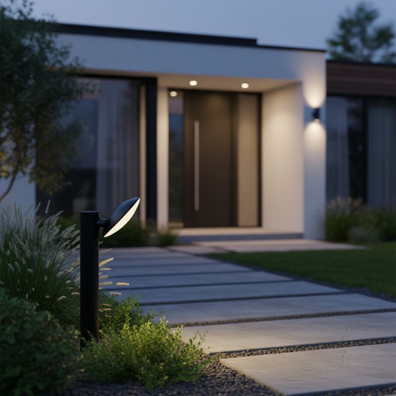 LED Udendørslampe Olaf Stående 50 cm Sort 4000 K