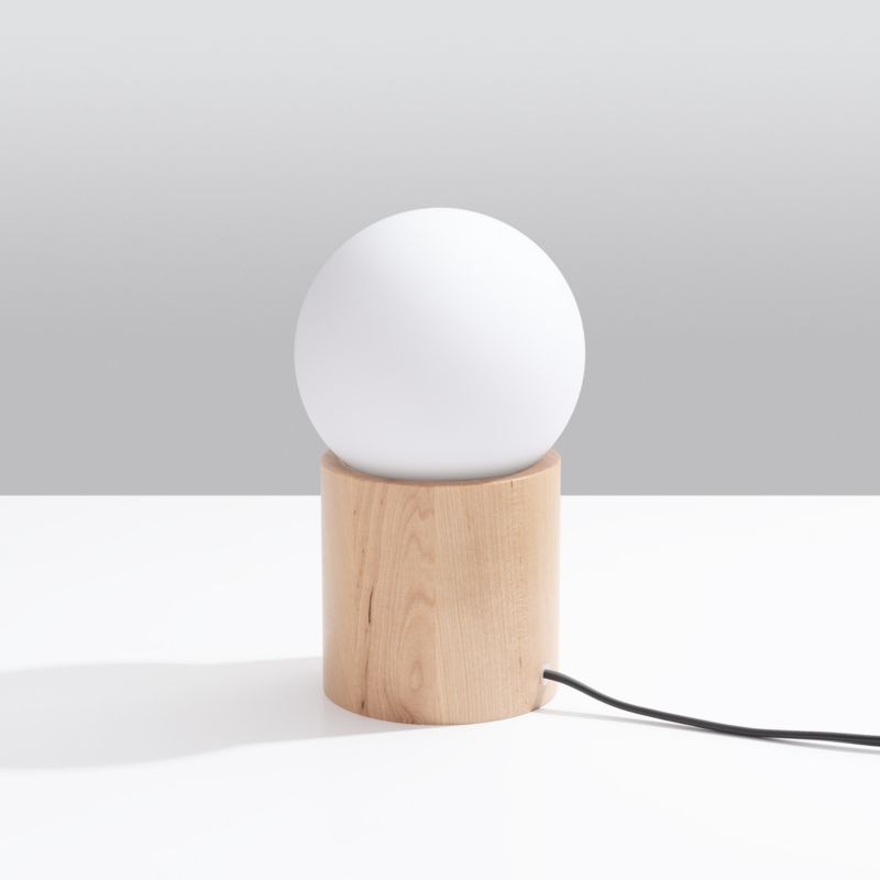 Boomo bordlampe i træ fra Sollux Lighting, 1 stk.