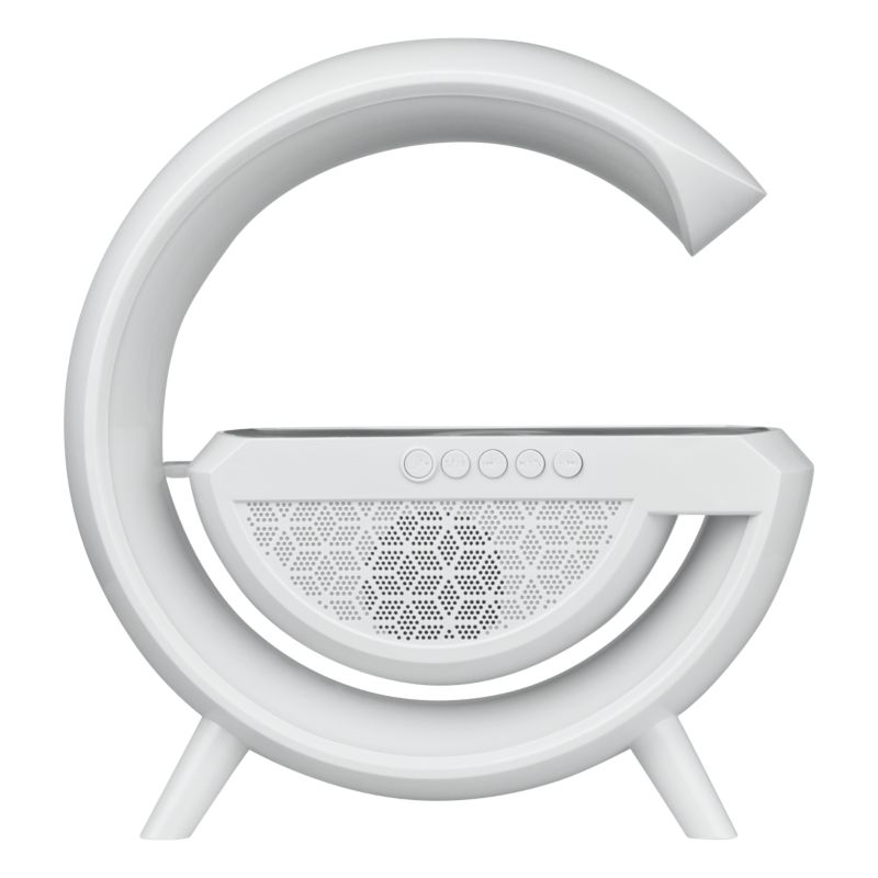Bordlampe DPM med BT-højttaler RGB Hvid