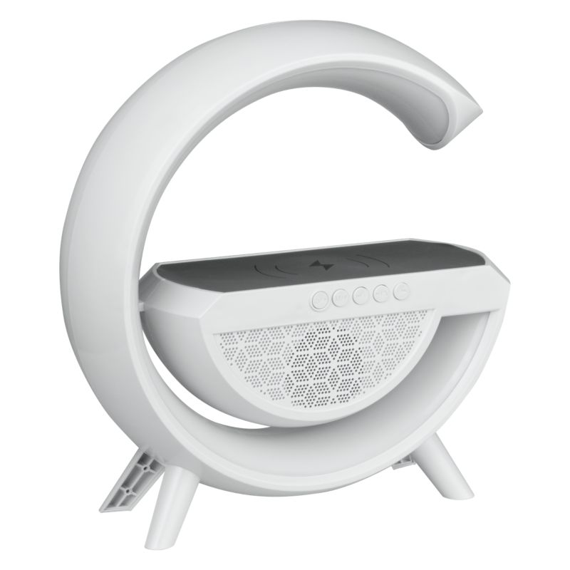 Bordlampe DPM med BT-højttaler RGB Hvid