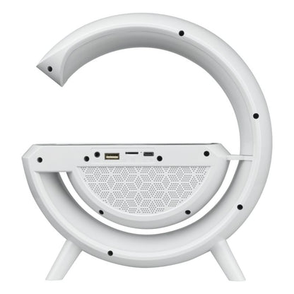 Bordlampe DPM med BT-højttaler RGB Hvid