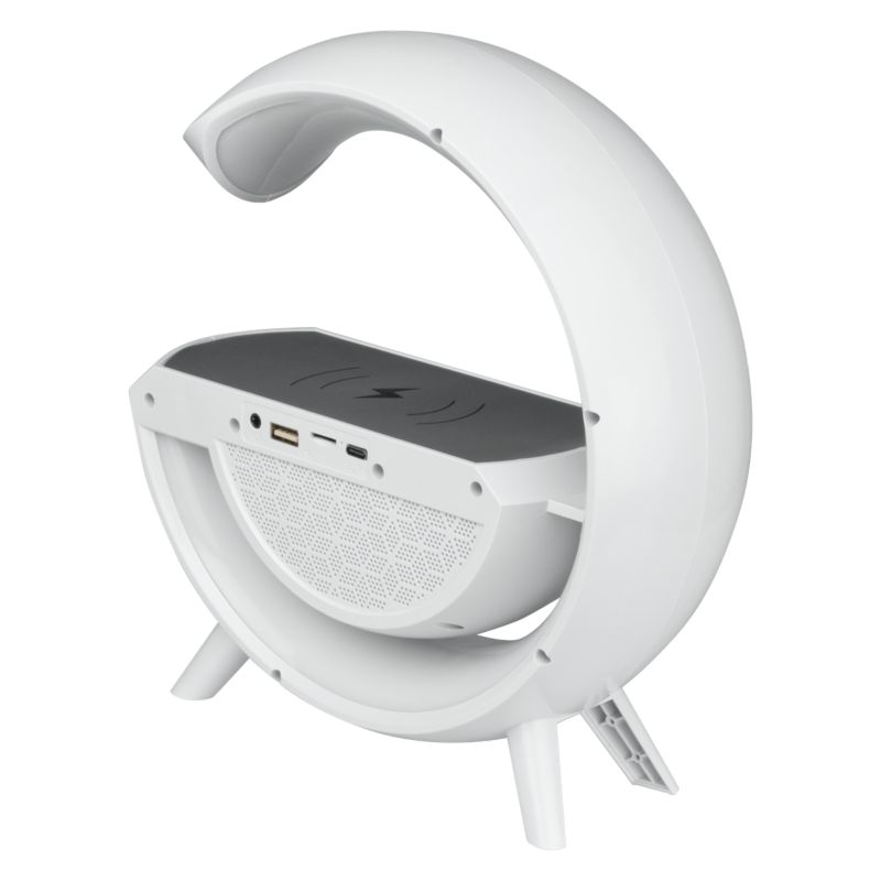 Bordlampe DPM med BT-højttaler RGB Hvid