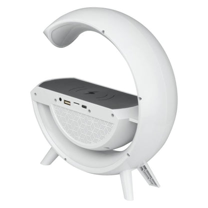 Bordlampe DPM med BT-højttaler RGB Hvid