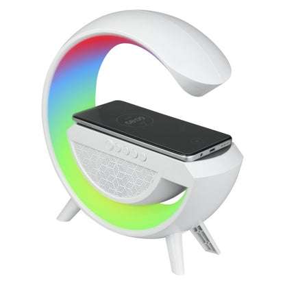 Bordlampe DPM med BT-højttaler RGB Hvid